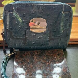 Stylish Teal Leather Women’s Wallet